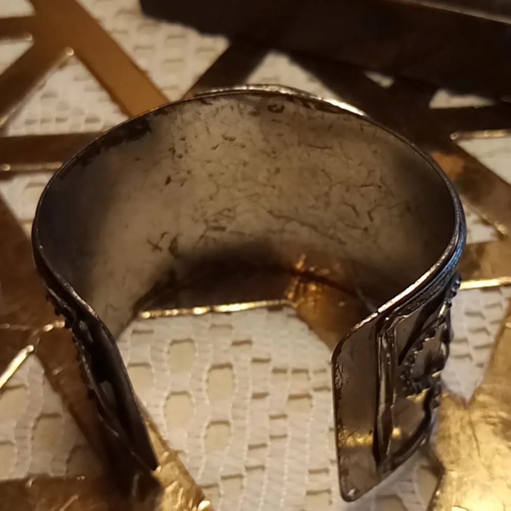 Howlite/Torqoiise bracelet from Mexico - Picture 4 of 6